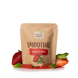 Smoothie Jahoda a Máta NaturalProtein 20 g