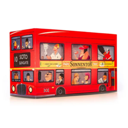 Dárková krabička s čaji London Bus Sonnentor 54 sáčků