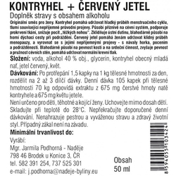 Kontryhel + červený jetel Naděje 50 ml