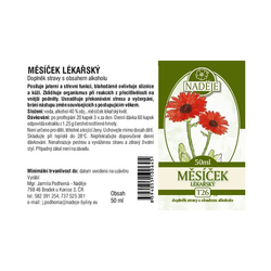 Měsíček lékařský z bylin Naděje 50 ml