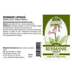 Rehmanie lepkavá Naděje 50 ml