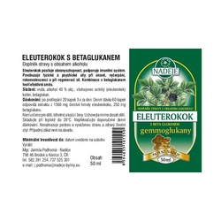 Eleuterokok + betaglukan Naděje 50 ml