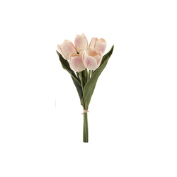 Tulipán bílo-růžový pěna 6 x 36 x 3 cm