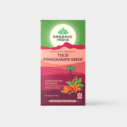 Tulsi Pomegranate Green Organic India 25 x 2 g