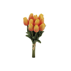 Tulipán mini oranžovo-žlutý pěna 6 x 36 x 3 cm