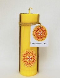 Svíce Archanděl Uriel Srdeční záležitost 4,5 x 15,5 cm