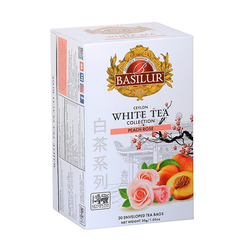 White Tea Peach Rose Basilur 30 g