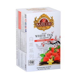 White Tea Strawberry Vanilla Basilur 30 g