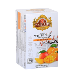 White Tea Mango Orange Basilur 20 x 1,5 g