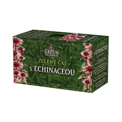 Zelený čaj s Echinaceou Grešík 20 x 1,5 g