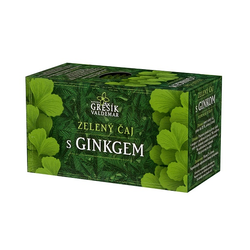 Zelený čaj s Ginkgem Grešík 20 x 1,5 g