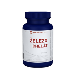 Železo chelát 25 mg Pharma Active 60 kapslí