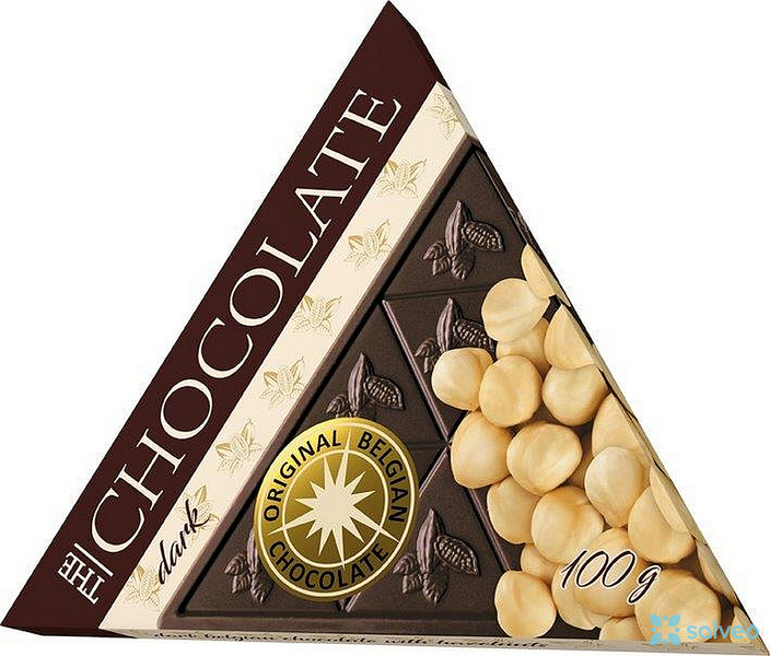 Hořká belgická čokoláda s lískovými ořechy T-Severka 100 g