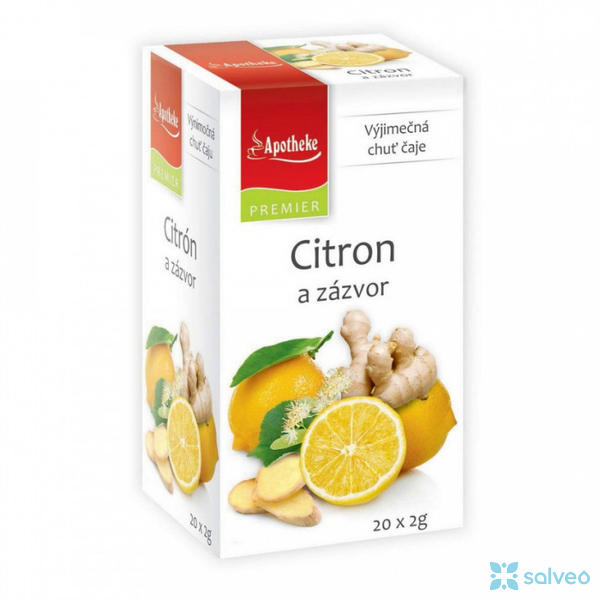 Citron a zázvor Apotheke PREMIER 20 x 2 g