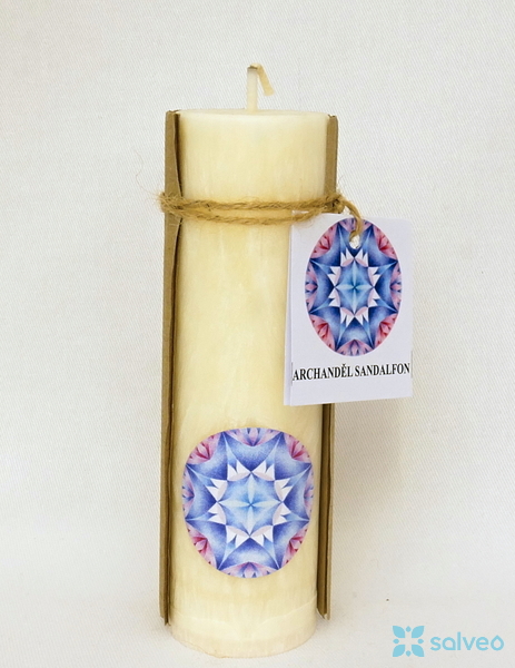 Svíce Archanděl Sandalfon Srdeční záležitosti 4,5 x 15,5 cm