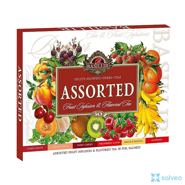 Assorted Fruit Infusion & Flavoured Tea Basilur 30 x 1,8 g