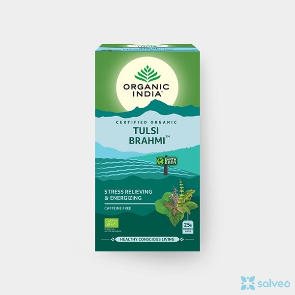 Tulsi Brahmi sáčky Organic India 25 x 1,74 g