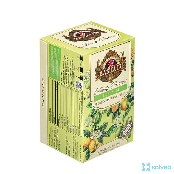 Without Hibiscus Lemon & Lime Basilur 20 x 1,8 g