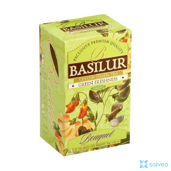 Green Freshness Bouquet Basilur 20 x 1,5 g