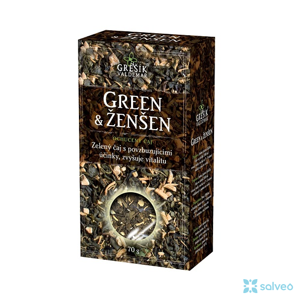 Green & Ženšen zelený čaj Grešík 70 g