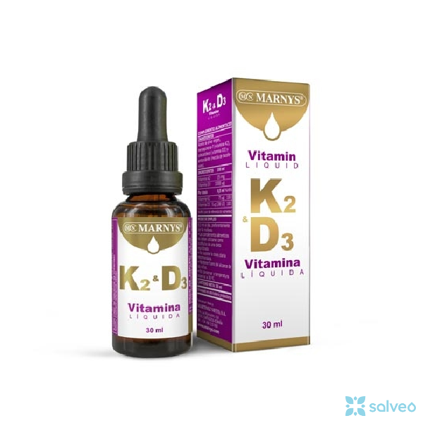 Tekutý vitamín K2 a D3 Marnys 30 ml