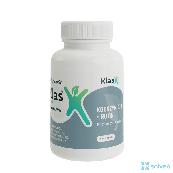Koenzym Q 10 plus Rutin Klas 60 kapslí