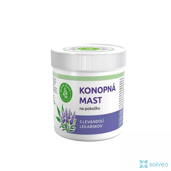 Konopná mast s levandulí Zelená země 100 ml