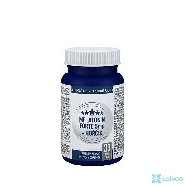 Melatonin Forte 5 mg + hořčík  Clinical 30 tablet