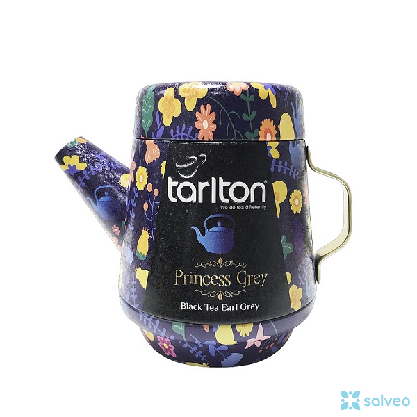 Tarlton Tea Pot Princess Grey Black Tea Venture plech 100 g