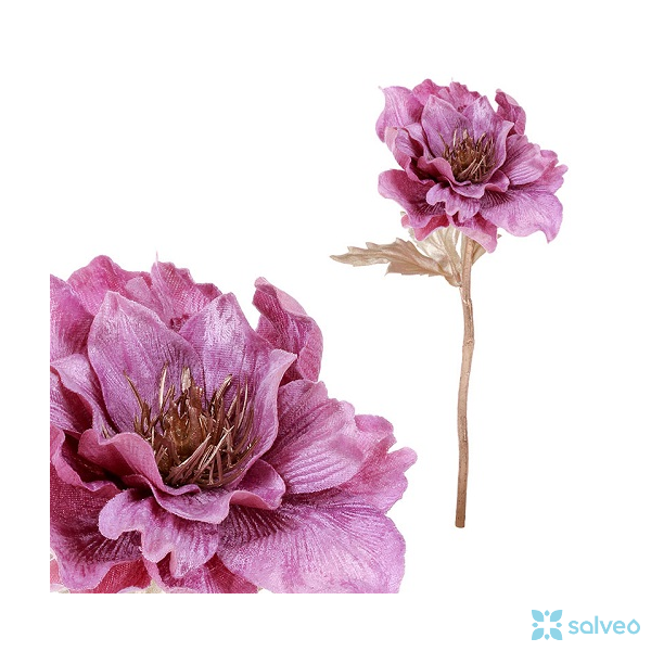 Květ Sasanka lila 18 x 29 x 12 cm