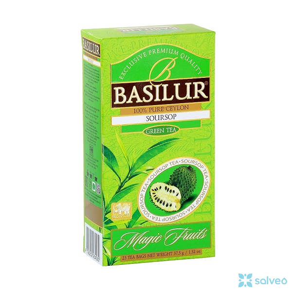 Green Tea Soursop Basilur 25 x 1,32 g 