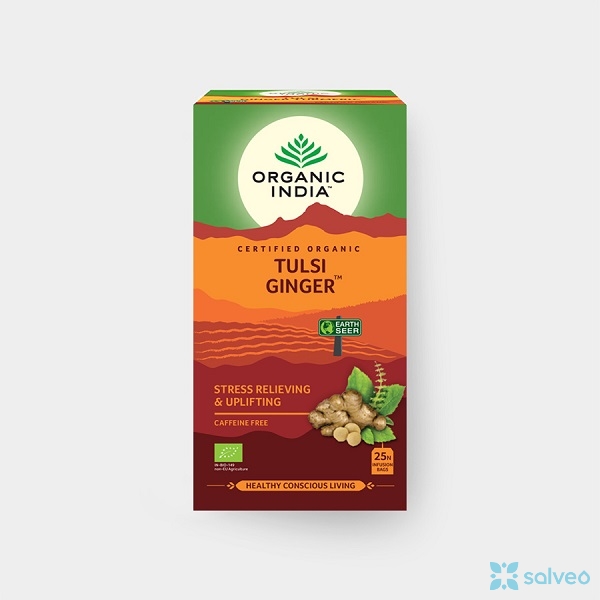 Tulsi Ginger Organic India 25 x 1,9 g