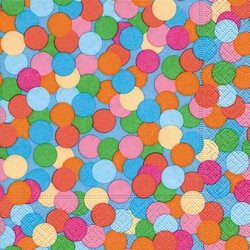 Ubrousky Colourful dots 33 x 33 cm 20 ks