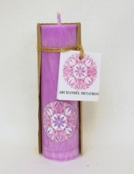 Svíčka Archanděl Metatron Srdeční záležitost 4,5 x 15,5 cm