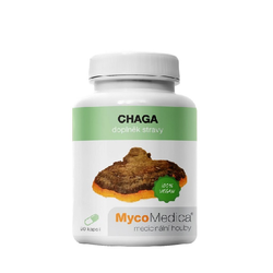 Chaga vegan MycoMedica 90 kapslí