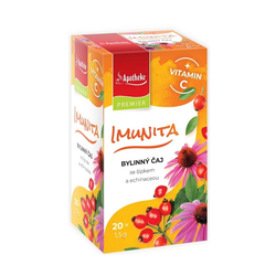 Bylinný čaj Imunita se šípkem a echinaceou Apotheke 20 x 1,5 g