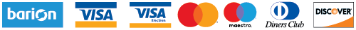 Barion logo Barion, visa, maestro, diners club, discover